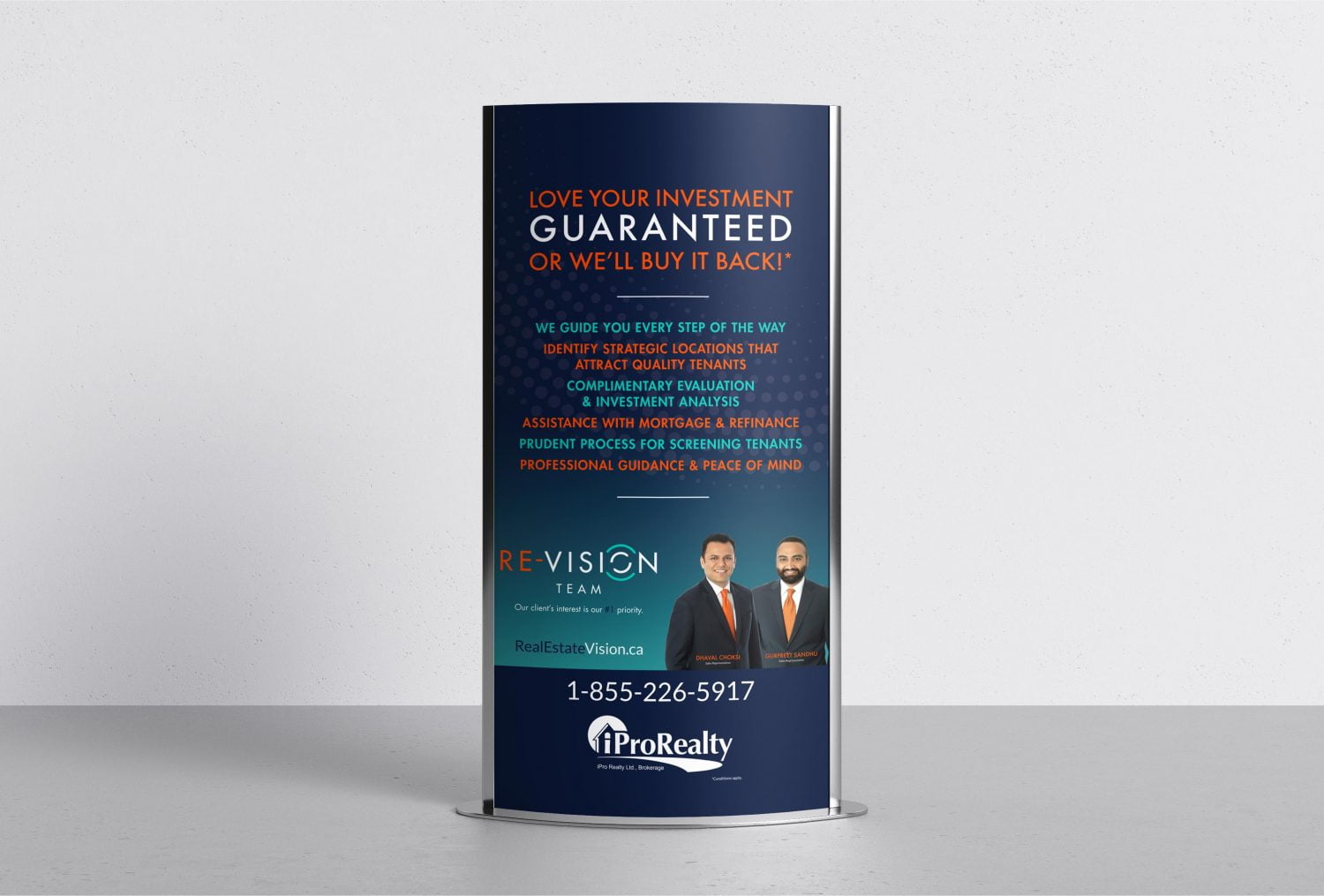 Real estate business roll-up banner