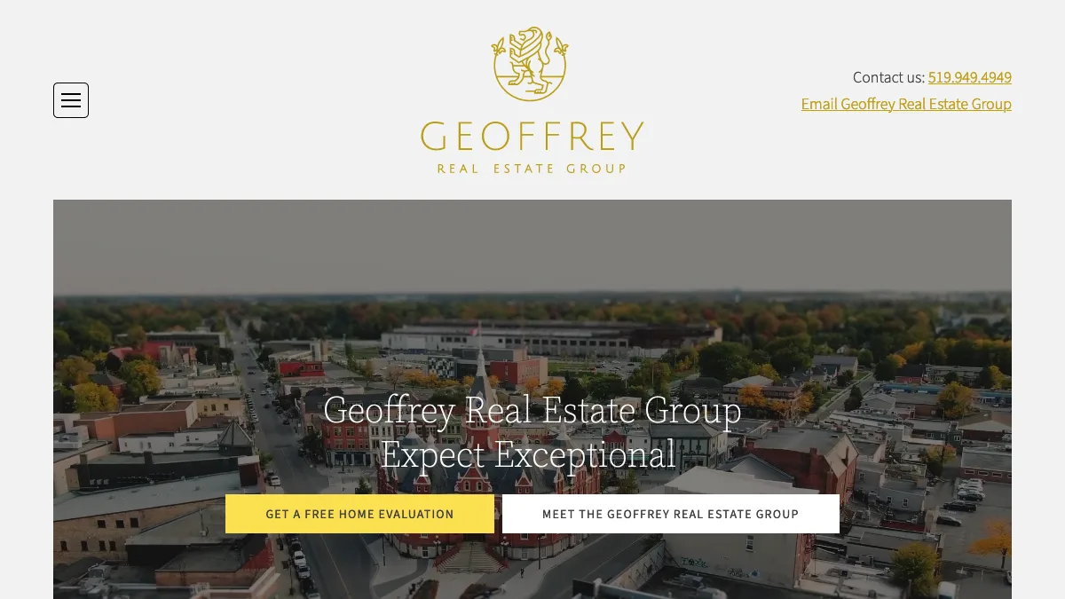 Geoffrey Cheney Real Estate Group website - Iconica Communications