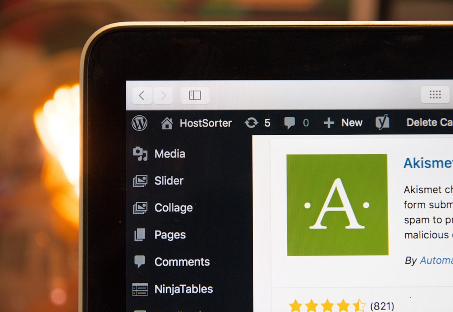 Wordpress dashboard - Iconica Communiations