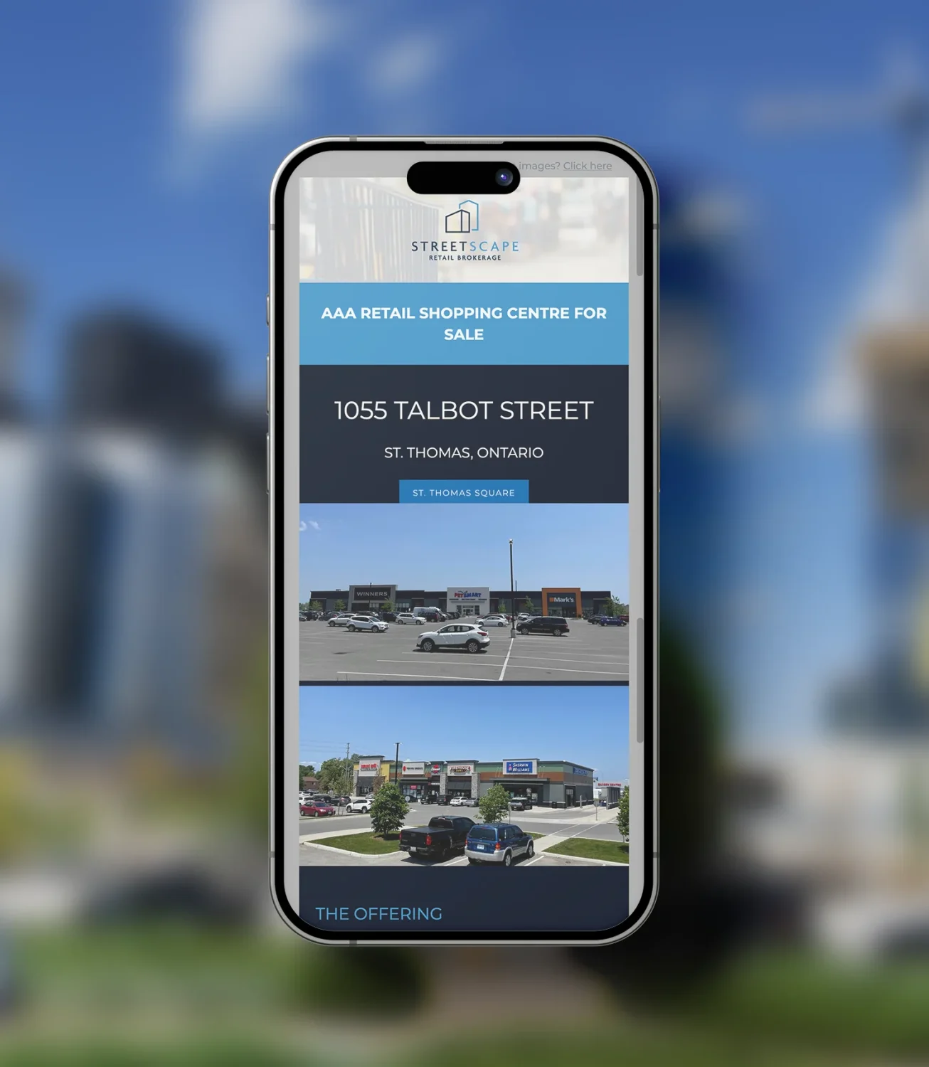 Email blast for 1055 Talbot St