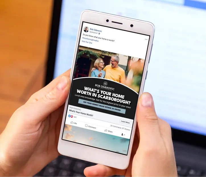 Digital ads for Bob Odanovic