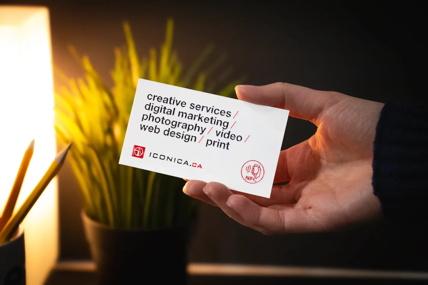 NFC Business card for Iconica Communications